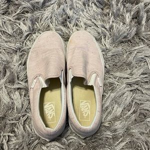 vans slip ons- size 10
